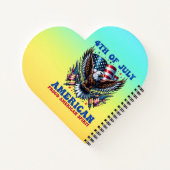 4. Juli American Eagle Sublimierung-61902 Notizblock (Rückseite)