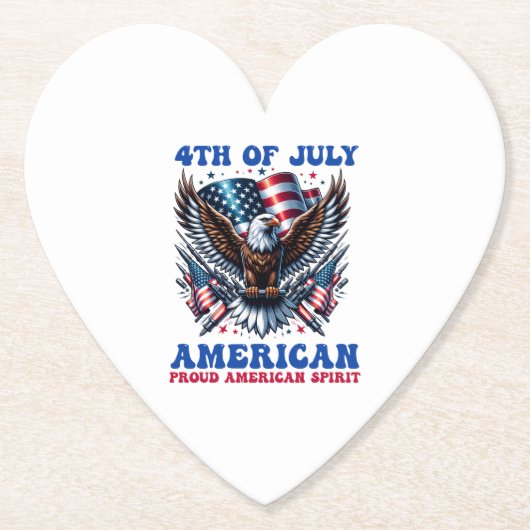 4. Juli American Eagle Sublimierung-61902 Untersetzer (Vorderseite)
