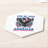 4. Juli American Eagle Sublimierung-61902 Untersetzer (angewinkelt)