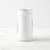 4. Juli American Eagle Sublimierung-61904 Bierglas (Mittel)