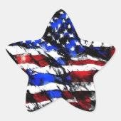 4. Juli "American Flag" Aufkleber (Vorderseite)