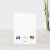 4. Juli American Flag Card Karte (Rückseite)