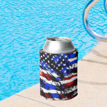 4. Juli "American Flag" Cooler