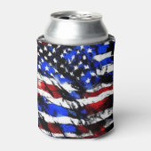 4. Juli "American Flag" Cooler Dosenkühler (Kanne Vorderseite)