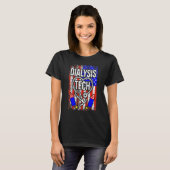 4. Juli American Flag Dialysis Tech Stethoscop T-Shirt (Vorne ganz)