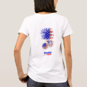 4. Juli American Flag Fireworks Tank Top (Rückseite)