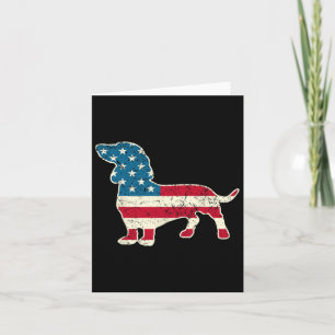 4. Juli American Flag Hund liebt Männer Frauen USA Karte