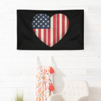 4. Juli American Flag Patriotic USA Star Strip