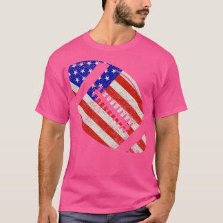 4. Juli American Patriotic American Flag T-Shirt