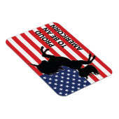 4. Juli American Patriotic Unicorn USA Flag Magnet (Rechte Seite)