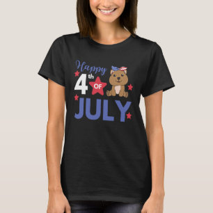 4. Juli American Quokka für Kinder Niedlichen US Q T-Shirt