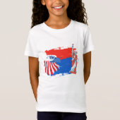 4. Juli American Spirit Freedom Eagle T-Shirt (Vorderseite)