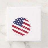4. Juli American USA Flag Herz Flag Fireworks Geschenkanhänger (Beispiel)