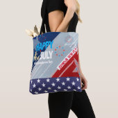 4. Juli American USA Flag Herz Flag Fireworks Tasche (Von Nahem)