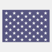 4. Juli American USA Flag Patriotic Geschenkpapier Set (Vorderseite 3)