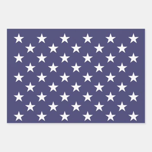4. Juli American USA Flag Patriotic Geschenkpapier Set (Vorderseite 3)