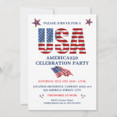 4. JULI AMERIKA250 PARTY EINLADUNG (Vorderseite)