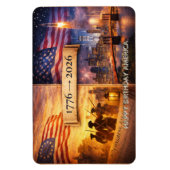 4. Juli Amerika 1776 - 2026 USA 250. Flexibel Magnet (Vertikal)
