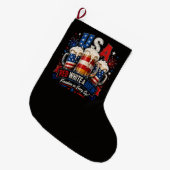 4. Juli Amerika 250. Großer Weihnachtsstrumpf (Vorderansicht (hängend))