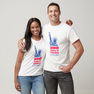 4. Juli Amerika 250. Jubiläum Matching T-Shirt