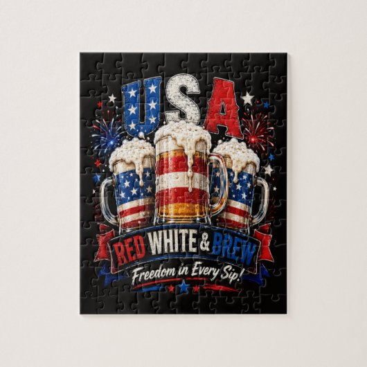 4. Juli Amerika 250. Puzzle (Vertikal)