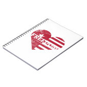 4. Juli Amerika Notizblock (Linke Seite)