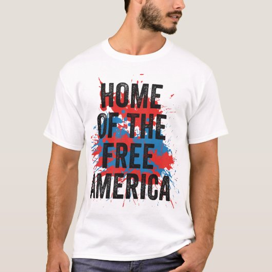 4. Juli Amerika T-Shirt (Vorderseite)