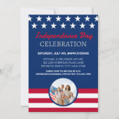 4. Juli Amerika - Unabhängigkeitstag - Party Einladung (Vorderseite)