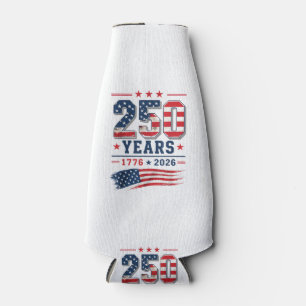 4. Juli Amerika US-Flagge Patriotisch 250. Jubiläu Flaschenkühler