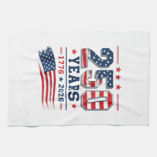 4. Juli Amerika US-Flagge Patriotisch 250. Jubiläu Geschirrtuch