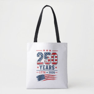 4. Juli Amerika US-Flagge Patriotisch 250. Jubiläu Tasche