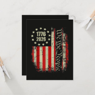 4. Juli Amerika US-Flagge Patriotisch Einladung