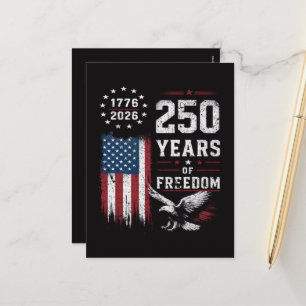 4. Juli Amerika US-Flagge Patriotisch  Feiertagspostkarte