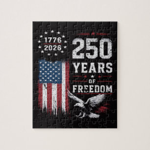 4. Juli Amerika US-Flagge Patriotisch Puzzle