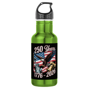 4. Juli Amerika US Patriotischer Adler Edelstahlflasche