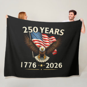 4. Juli Amerika US Patriotischer Adler  Fleecedecke