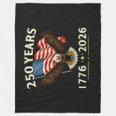 4. Juli Amerika US Patriotischer Adler  Fleecedecke (Vorderseite)