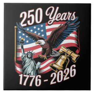 4. Juli Amerika US Patriotischer Adler Fliese