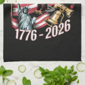 4. Juli Amerika US Patriotischer Adler Geschirrtuch (Gefaltet)