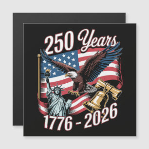 4. Juli Amerika US Patriotischer Adler Magnetkarte