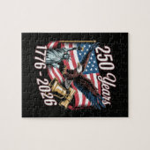 4. Juli Amerika US Patriotischer Adler Puzzle (Horizontal)
