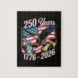 4. Juli Amerika US Patriotischer Adler Puzzle