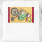 4. JULI AMERIKANA FROG STICKER Retangle, Sheet (Tasche)