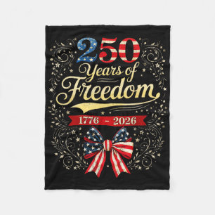4. Juli Amerikanische Flagge Adler Vintage 250 Jah Fleecedecke