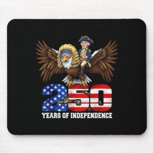 4. Juli Amerikanische Flagge Adler Vintage 250 Jah Mousepad