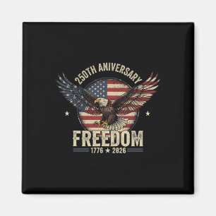 4. Juli Amerikanische Flagge Patriotisch Usa 2026  Magnet
