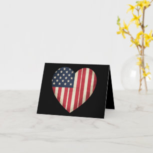 4. Juli Amerikanische Flagge Patriotisch USA Stern Karte