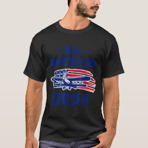 4. Juli Amerikanische Flagge Unabhängigkeitstag T-Shirt