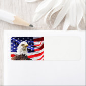 4. Juli Amerikanische Flagge und Adler (Insitu)