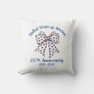 4. Juli Amerikanische Flagge Vintage 250 Jahre 177 Kissen